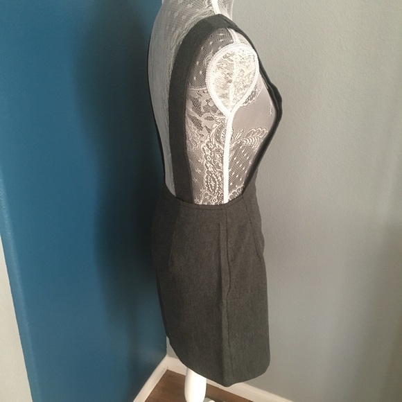 La Belle Wrap Dress in Dark Grey Size Medium - Picture 2 of 6